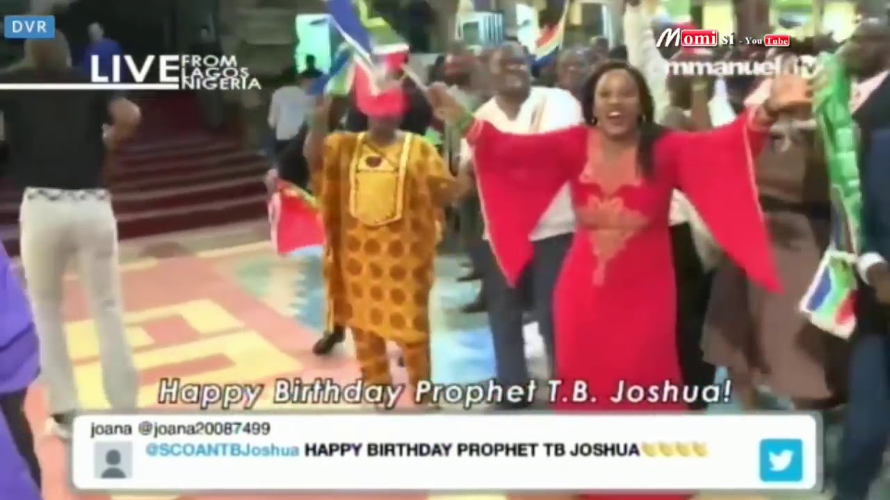 SCOAN 11 06 17  Thank YOU LORD For Jeremiah 3 15   HAPPY BIRTHDAY PROPHET TB JOSHUA 12