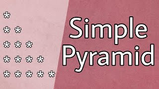Simple Triangle pattern in Javascript | Simple Pyramid | Data Structures