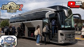 ETS2 Bus | Extreme Realistic Travego on Tiny Scenic Roads 😱 | ETS2 Bus Drive screenshot 1