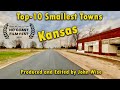 Top-10 smallest towns in Kansas