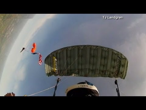 Skydiver's Terrifying Freefall Caught on Camera - YouTube