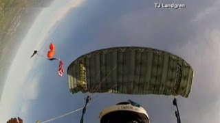 Skydiver's Terrifying Freefall Caught on Camera