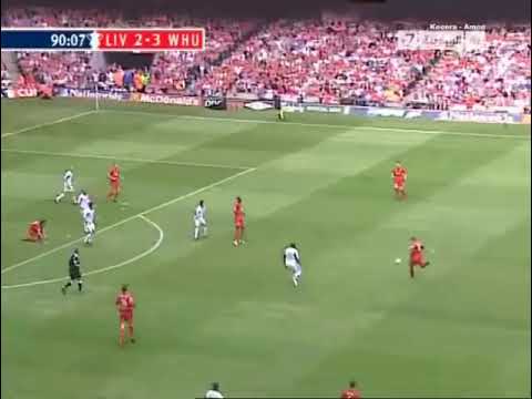 هدف ستيفن جيرارد في الدقيقة 90 ليفربول ويست هام يونايتد