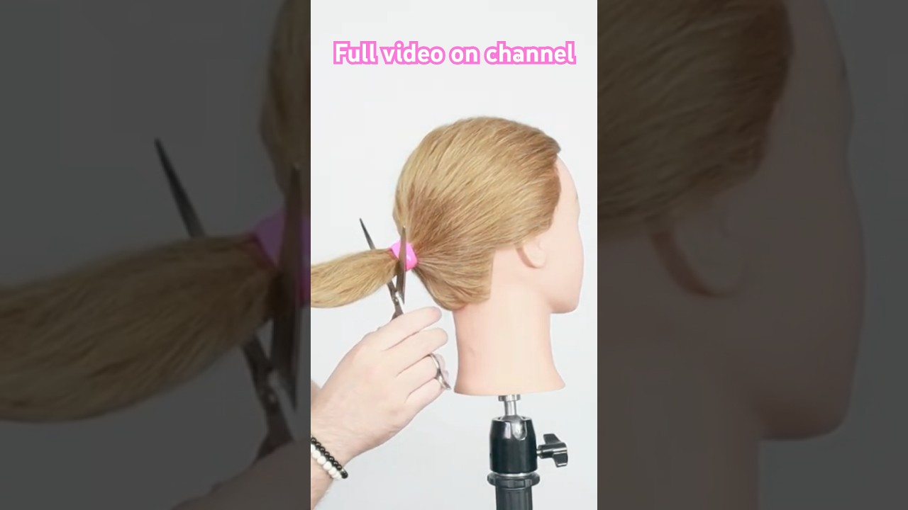 Graduated Bob Ponytail Cut 