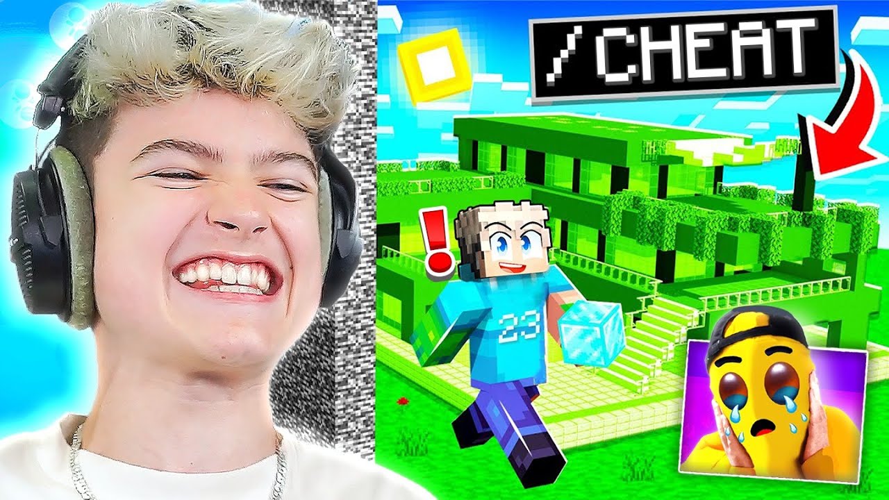 Ich PRANKE in einer YOUTUBER BAU CHALLENGE bis ALLE AUSRASTEN in Minecraft!