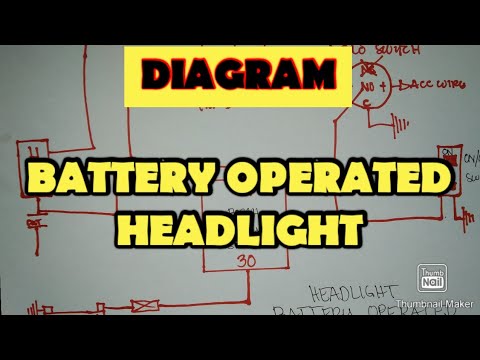 Headlight Battery Operated (Diagram) - YouTube