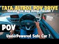 Tata Altroz Top Speed Test 0-100km/hr 2025 Altroz Drive Review of Tata Altroz Pov Drive Altroz
