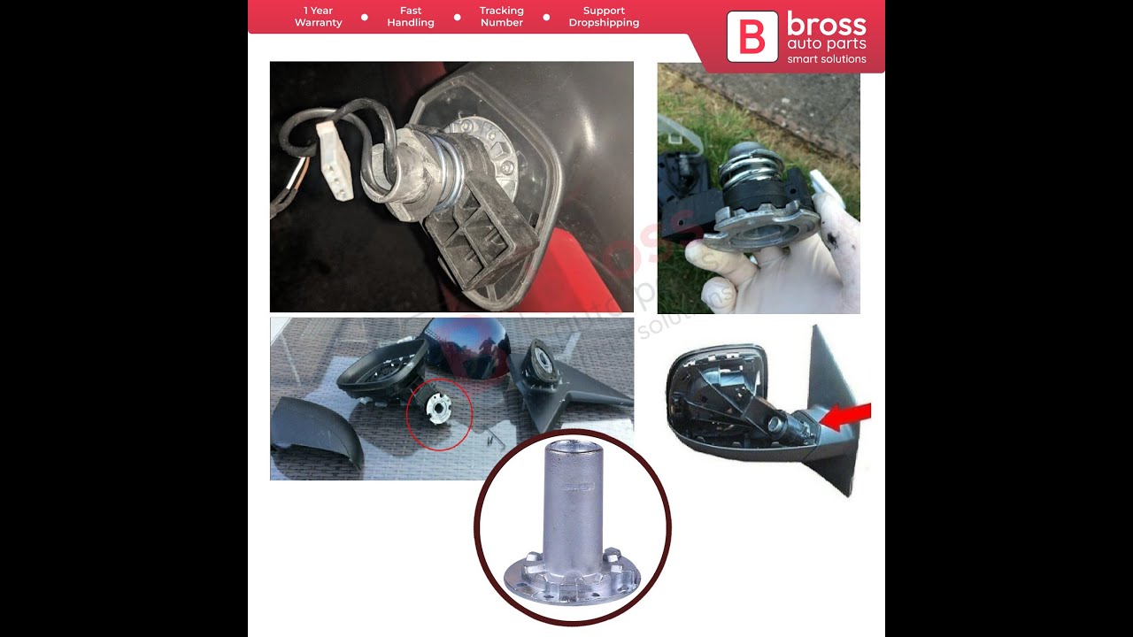 BGE30 Side Wing Mirror Folding Bracket Bearing Inner Bush  7E1857000 For VW T5 T6 Amarok Audi Q7