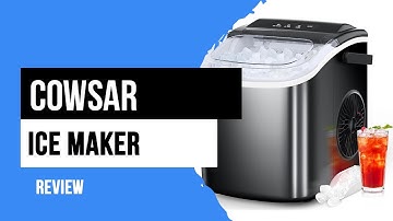 Review: COWSAR Portable Ice Maker - Quick & Convenient Ice for Home, Bar, and Camping!