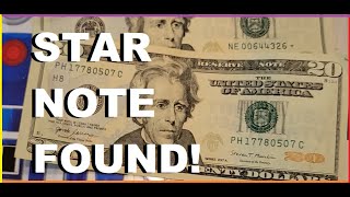 Star Note 20 Bill And Date Note Found