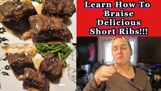 Deliciously Tender Low Carb/Keto Braised Short Ribs!