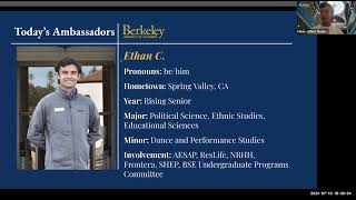 UC Berkeley Virtual Visit - July 10, 2024