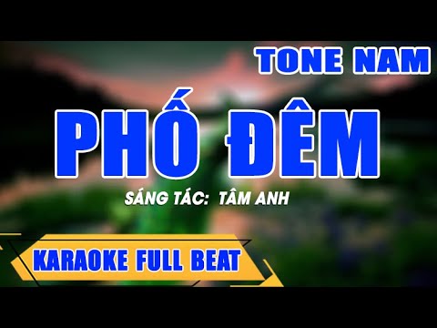 KARAOKE NHẠC SỐNG || PHỐ ĐÊM fullbeat || NBP MUSIC