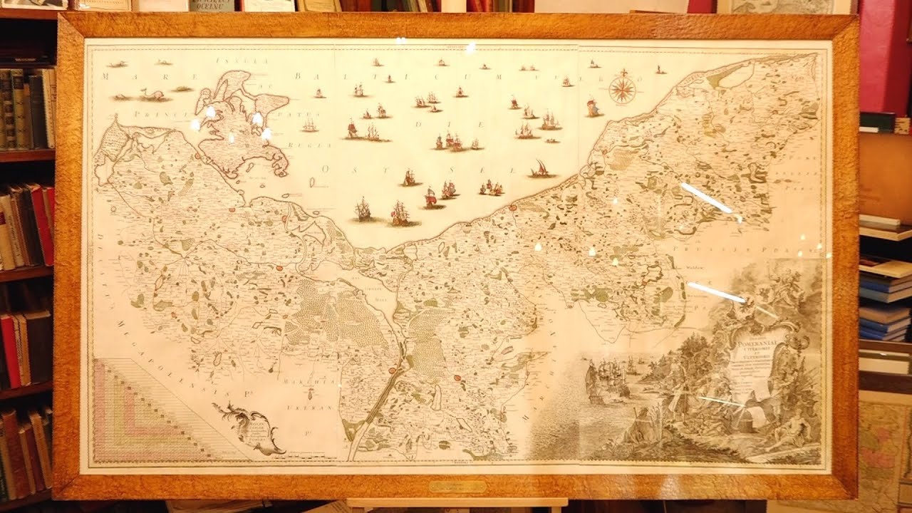 "Mapa Pomorza" Albrechta Carla Seuttera z ok 1760 r.