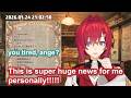 Ange Katrina realizes something amazing【Eng Sub / Based / Nijisanji】