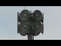 Federal signal eows 1212 siren test noon siratone westminster chimes apple river il
