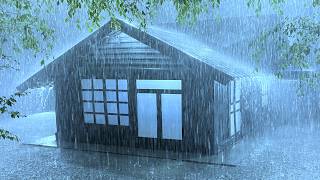 Silence the Worry and Sleep with Intense Rain & Shaking Thunder Sounds on a Tin Roof in FarmHouse screenshot 3