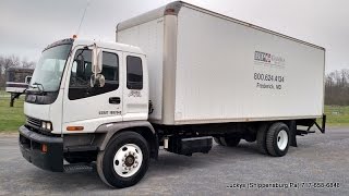 SOLD Isuzu FTR 26 Foot Box Truck Automatic For Sale DIESEL Lift Gate