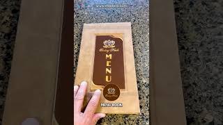 Menu Book Sang Trọng Từ Lần Chạm Đầu Tiên