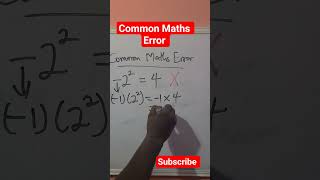 Common Maths Error #utme2026 #utme #maths #mathematics #exam #exampreparation