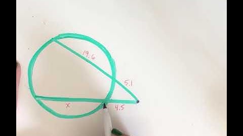 Intersecting Secants - Lengths