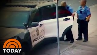 Video Appears To Show George Floyd In Struggle In Police Vehicle | TODAY
