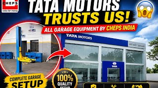 Tata Motors me laga pura Garage Setup 😱 | All Equipment by CHEPS INDIA