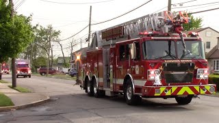 Hasbrouck Heights Fire Department Ladder 617 Rescue 614 And Wallington Rescue 204 Responding 5-18-20