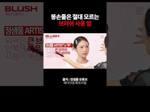 내 블러셔가 항상 과했던 이유 #블러셔위치 #<strong>브러쉬</strong>