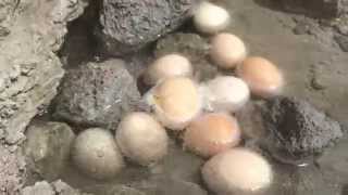 Boiling Eggs At The Volcano, Sumatra