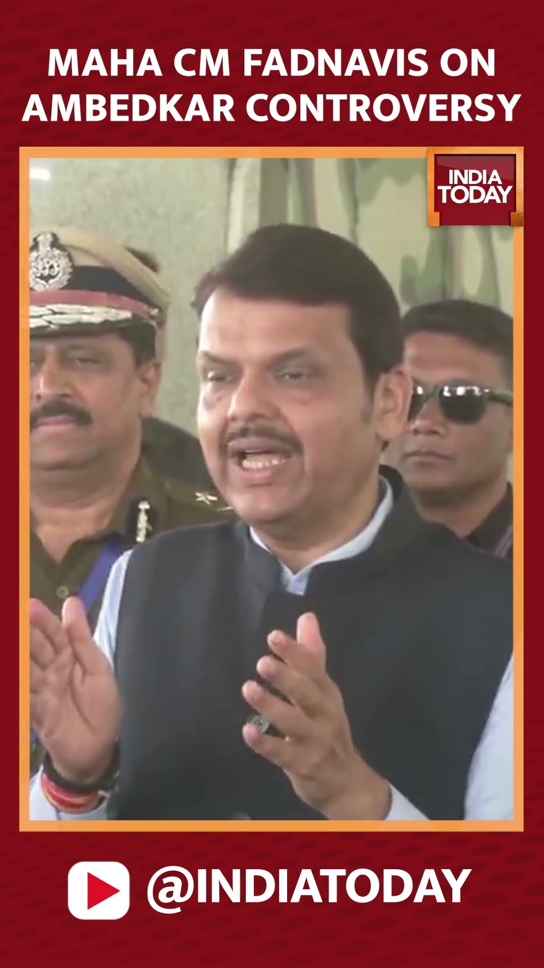 Maharashtra CM Devendra Fadnavis Speaks On Ambedkar Controversy, Defends HM Amit Shah #shorts