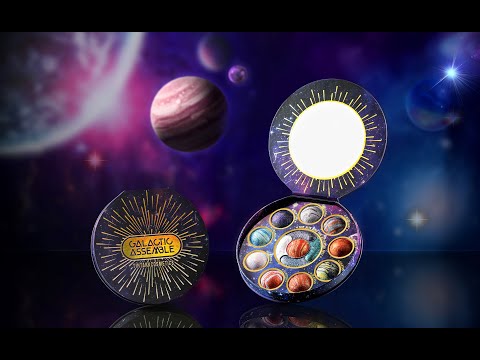 TINTARK COSMETICS GALACTIC ASSEMBLE PALETTE 14 Colors Space-Inspired Novelty Eyeshadow