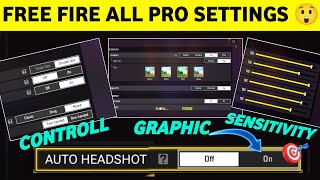 Control Setting Free Fire | Pro Player Setting Free Fire 2024 | Free Fire Setting | Free Fire | FF