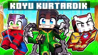 SÜPER KAHRAMAN OLUP KÖYÜ KURTARDIK!  Minecraft