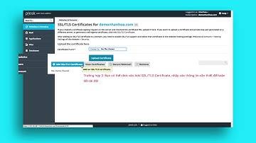 Huong dan cai dat SSL tren Plesk