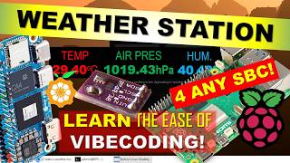 Build a WEATHER STATION APP & HW 4 any SBC with vibecoding! #raspberrypi #orangepi #sbc  #vibecoding screenshot 1