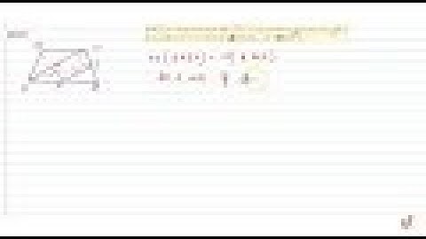 `A B C D` is a trapezium with `A B  D Cdot` A line parallel to `A C` intersects `A B` at `X` an...