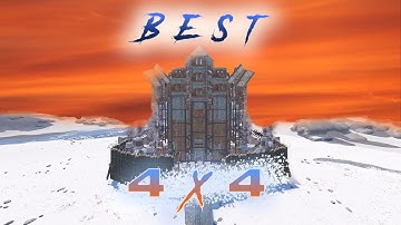 The Best 4x4 in rust | Rust 8-12 Man 4x4 Design | Small-Medium Group Base