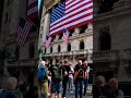 Wall Street 4k 📸 #video #nyc #stockmarket #shortvideo #usa