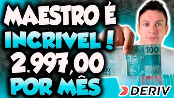 ✅ (ATENÇÃO) BOT MAESTRO FOI ATUALIZADO NA DERIV E BINARY EM CONTA REAL