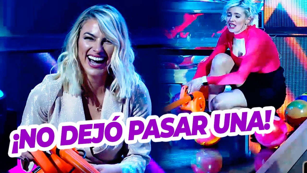 Ailén Bechara le ganó a Tamara Bella en el juego de las pelotas en Bienvenidos a bordo