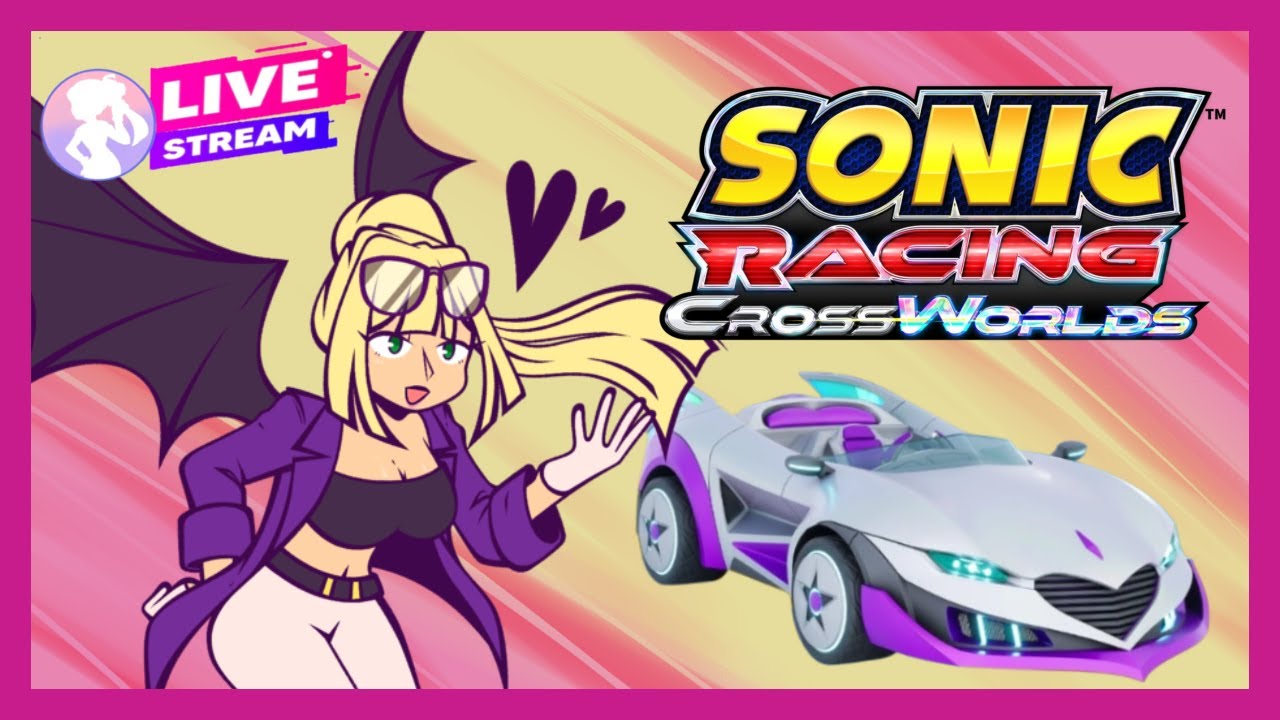 "Driving in my car, after having an Icecream." | Sonic Crossworld Racing