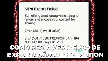 🌺como resolver o erro do alight motion mp4 export failed 🌺