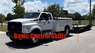 New CDL Test model basic control skills test demonstration with a Modified A