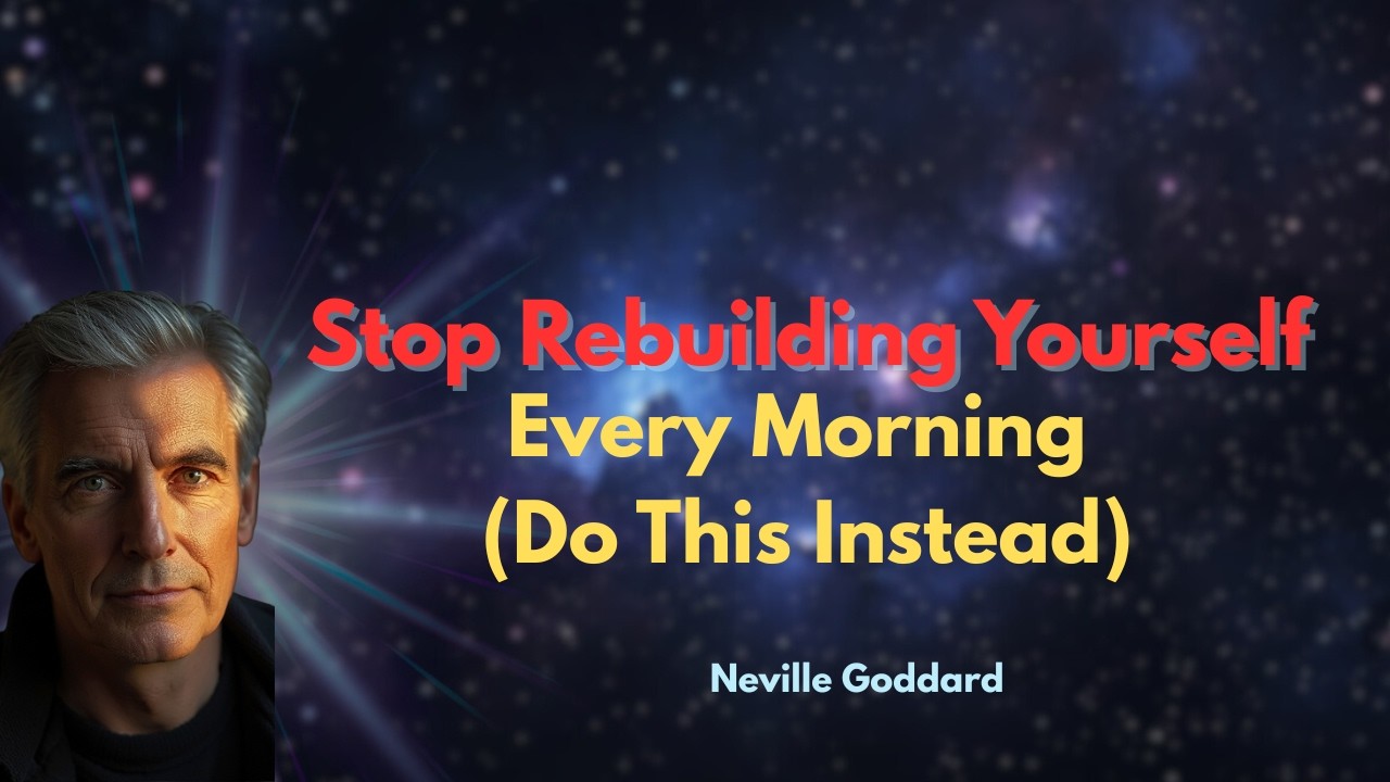 Stop Rebuilding Yourself Every Morning (Do This Instead) | Neville Goddard