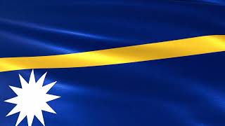 Proposed New National Anthem of Republic of Naoero | Waving Flag Animation