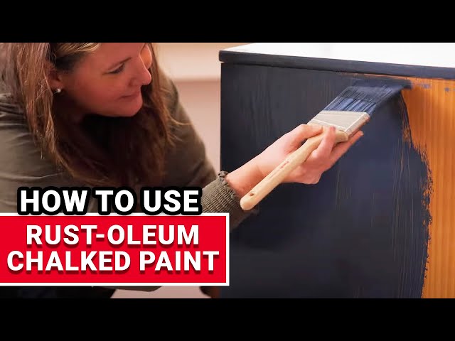 How To Chalk Paint  Rustoleum Chalk Paint 