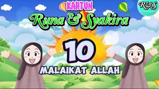 Lagu Anak 10 Malaikat Allah - Runa & Syakira 