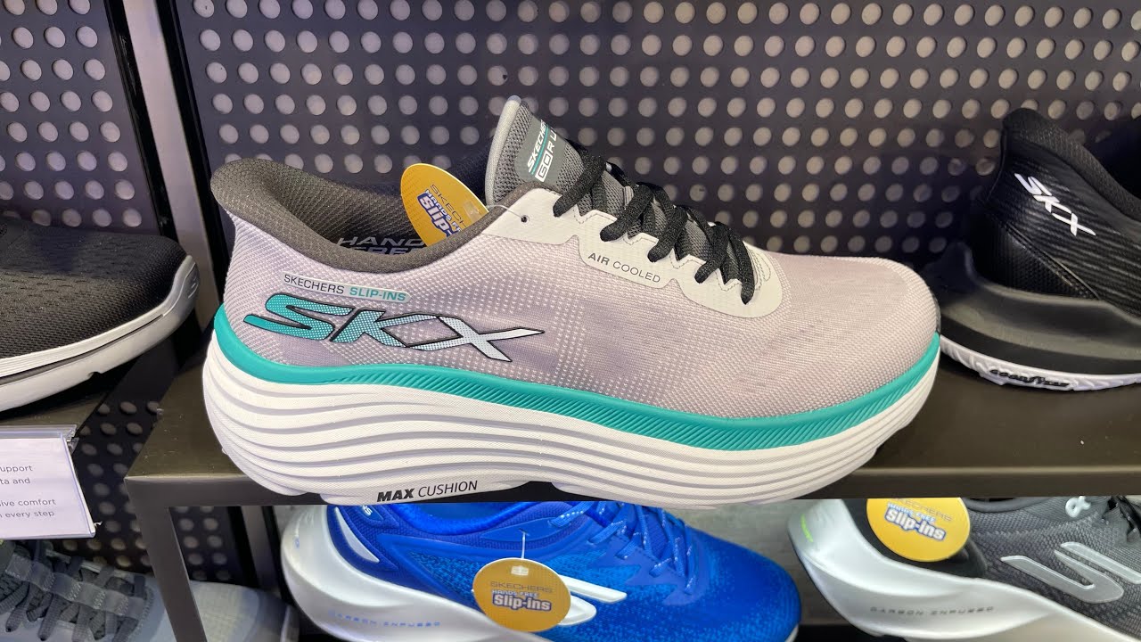 Skechers Max Cushioning Endeavour Exciton (Light Grey) - Style Code: 220611-LTGY