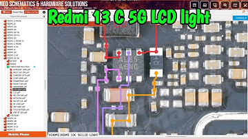 Redmi 13C 5G Display Light Solution | LCD Light IC Jumper Ways Diagram | Backlight Problem Fix